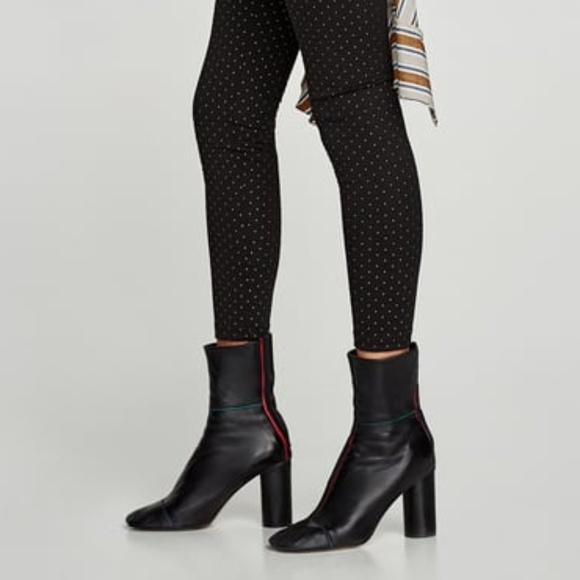 Zara Fleece Lined Studded Leggings 